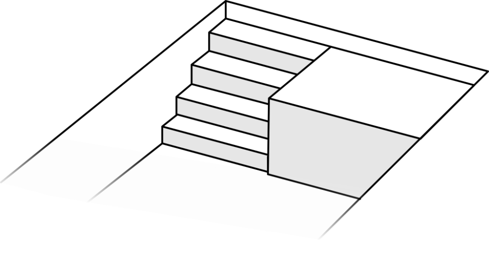 Pooltreppe Deluxe