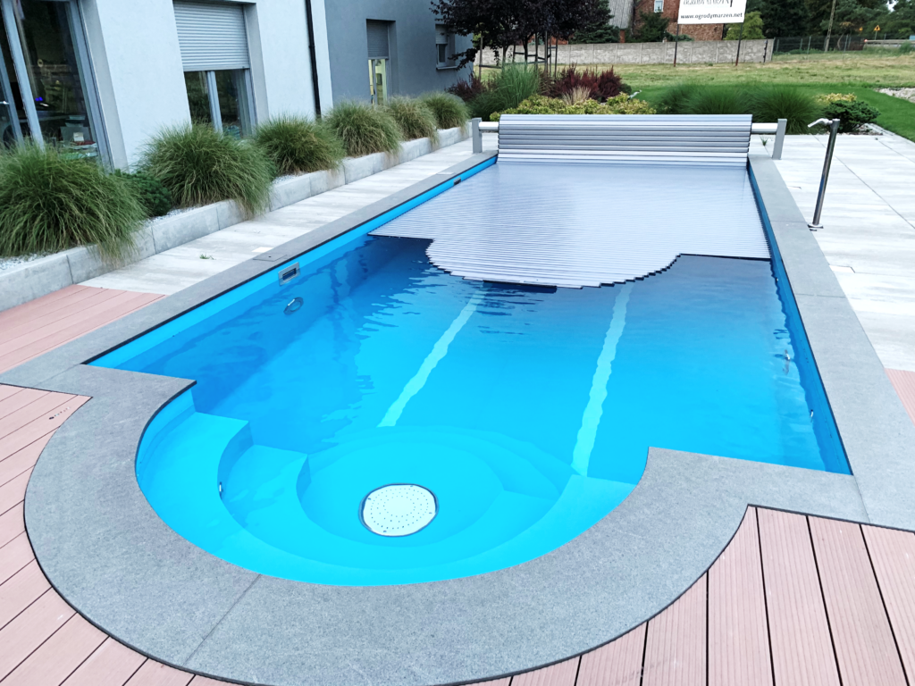 Abdeckung Rollo Pool Rund Haube Pool Rollladenabdeckung/ Überflurrollo Modell „Standard“ → Pool-Universum